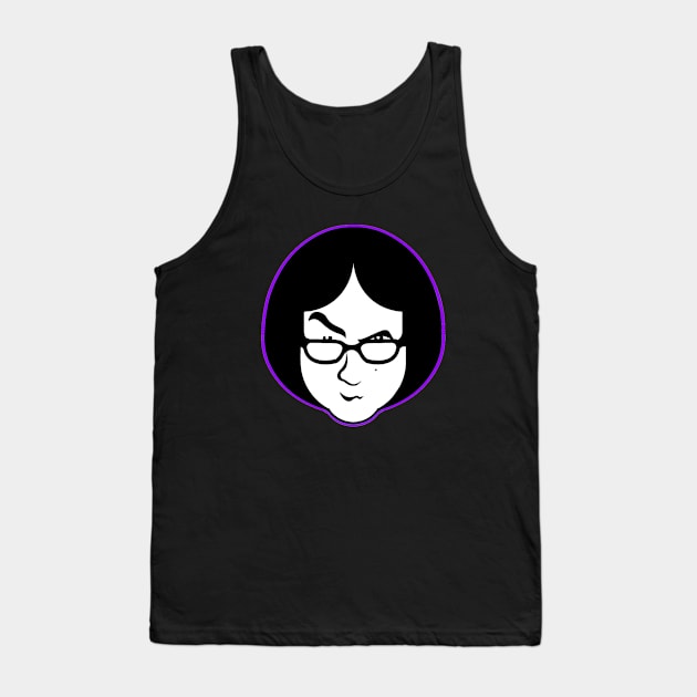 God Is A Scottish Drag Queen Face Tank Top by MikeDelamont